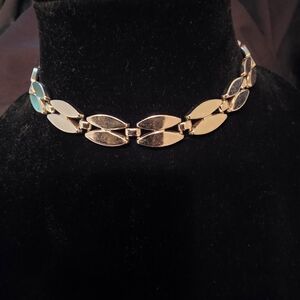 Vintage Monet Shiny Silver Tone Necklace